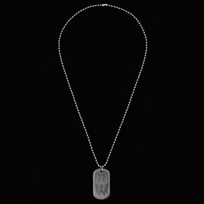 No Peace Dog Tag