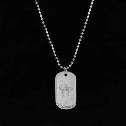 No Peace Dog Tag